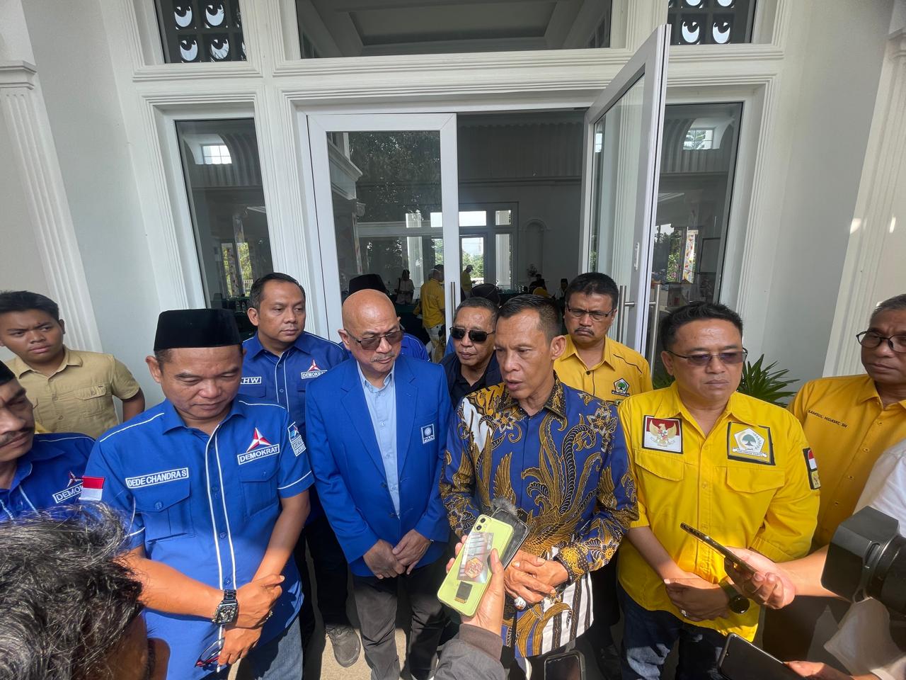 Golkar, PAN, Demokrat Kabupaten Bogor Tandatangi MoU Koalisi Pilkada 2024