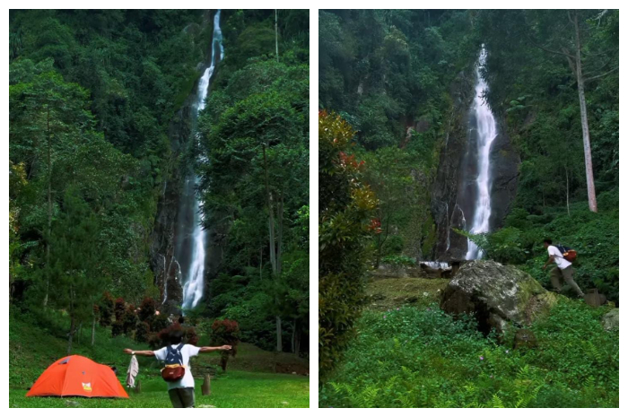 Curug Cibeureum Jonggol yang berada di Jlan Cisarua Puncak KM. 10, Desa Cilember, Kecamatan Cisarua, yang berbatasan langsung dengan Kecamatan Cipanas, Kabupaten Cianjur, Jawa Barat.