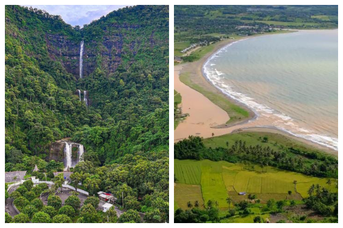 Destinasi wisata alam menakjubkan di kawasan Geopark Ciletuh, Kabupaten Sukabumi, Jawa Barat.