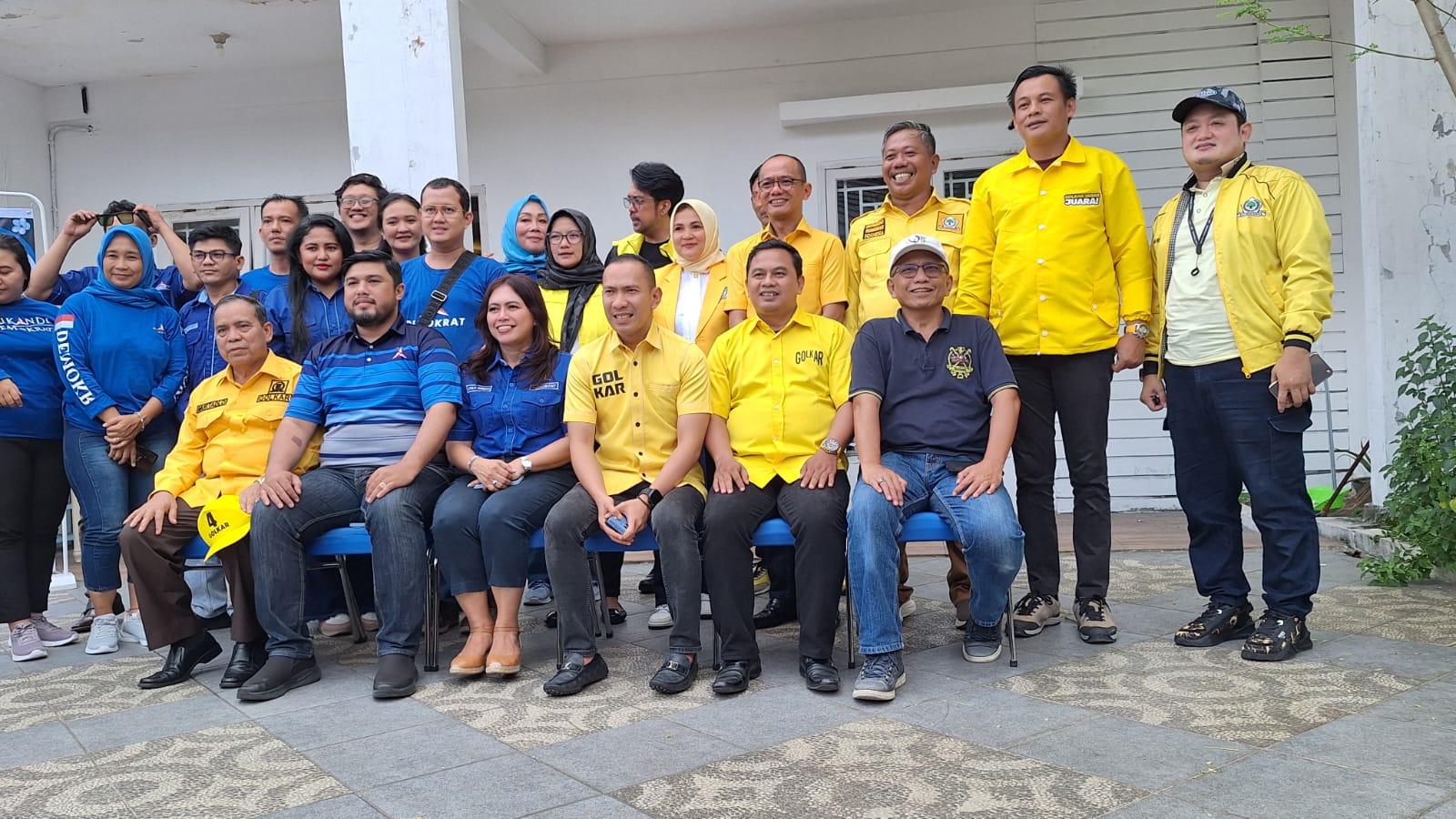 Sambangi Kantor DPC Demokrat, Partai Golkar Kota Bogor Jajaki Koalisi di Pilkada 2024