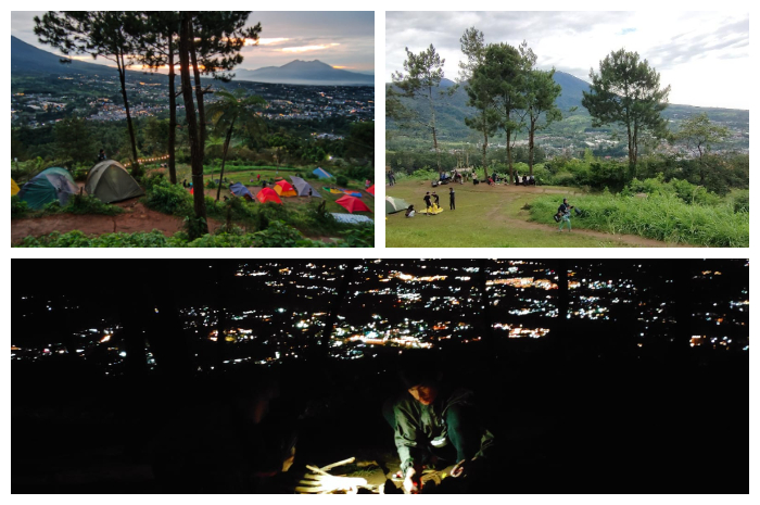 Bukit Cita-cita Camping Ground yang berlokasi di Desa Wisata Tugu Utara, Kecamatan Cisarua, Kabupaten Bogor.
