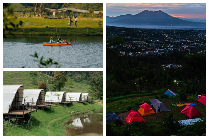 Destinasi wisata Telaga Saat yang berada di Desa Wisata Tugu Utara, Kecamatan Cisarua, Kabupaten Bogor.