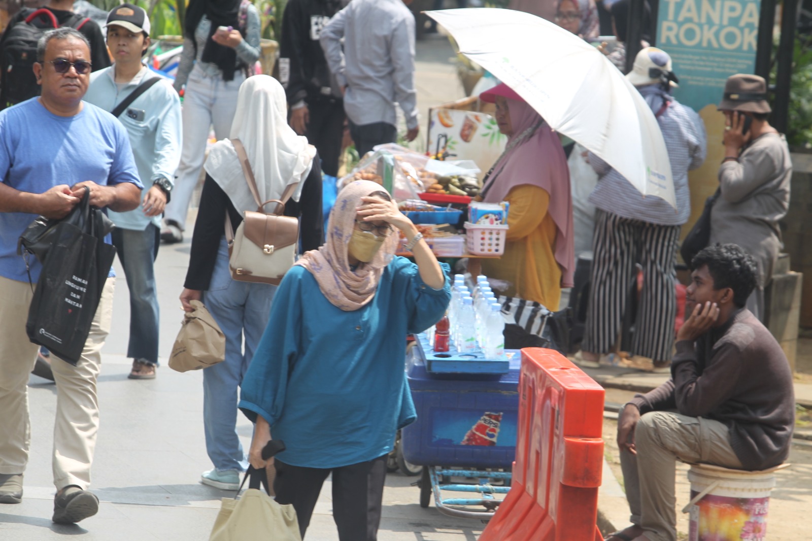 ILUSTRASI: Cuaca panas terasa di Bogor beberapa hari ini.