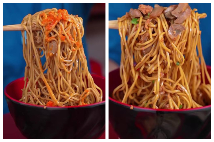 Bakmi Ayam Jamur yang dijual Kedai Bangka Es 1 Pasar Anyar, Kota Bogor.