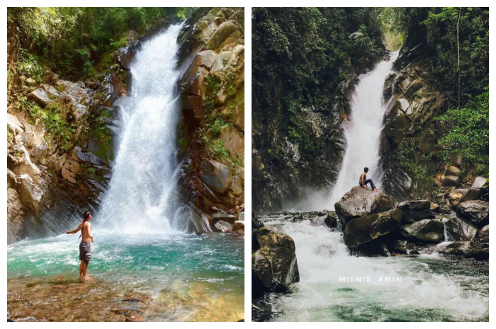 Curug Cidurian yang berada di Desa Wisata Kiarasari, Kecamatan Sukajaya, Kabupaten Bogor, Jawa Barat.