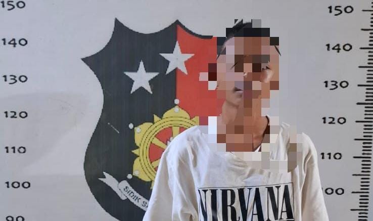 Pelaku geng motor yang diamankan Polsek Parung