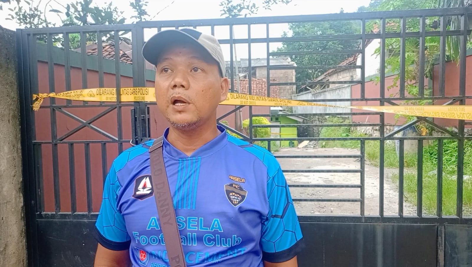 Ketua RT wilayah rumah pembuatan narkotika di Citeureup Bogor.