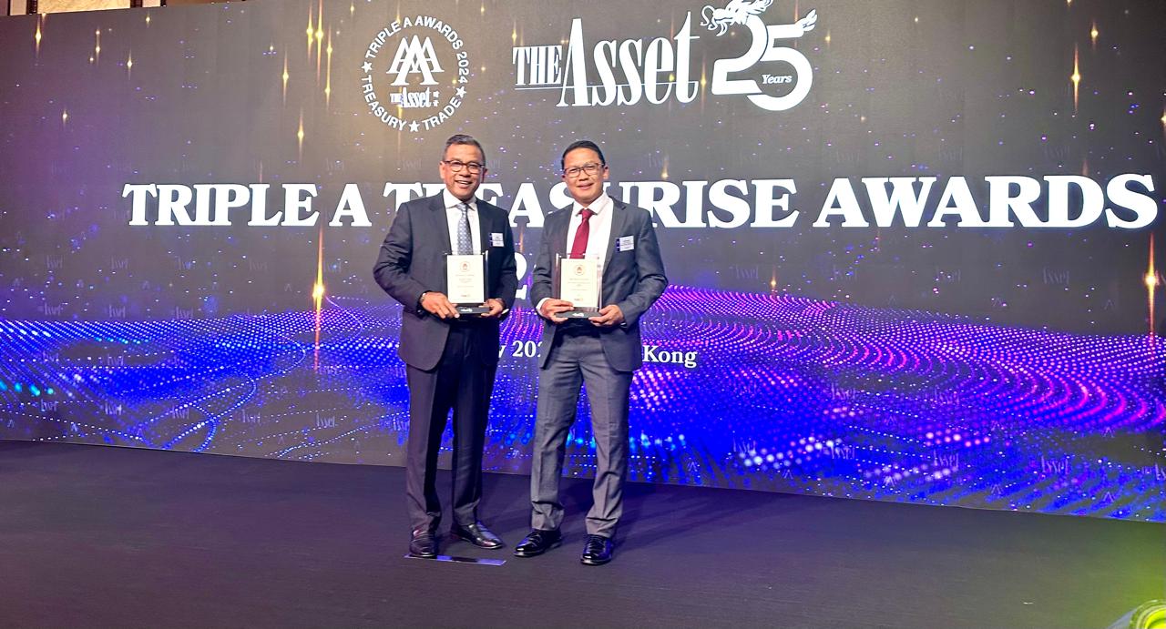 BRI dinobatkan sebagai Best Service Provider &ndash; Transaction Bank dan Best in Treasury and Working Capital-SMEs untuk region Indonesia.