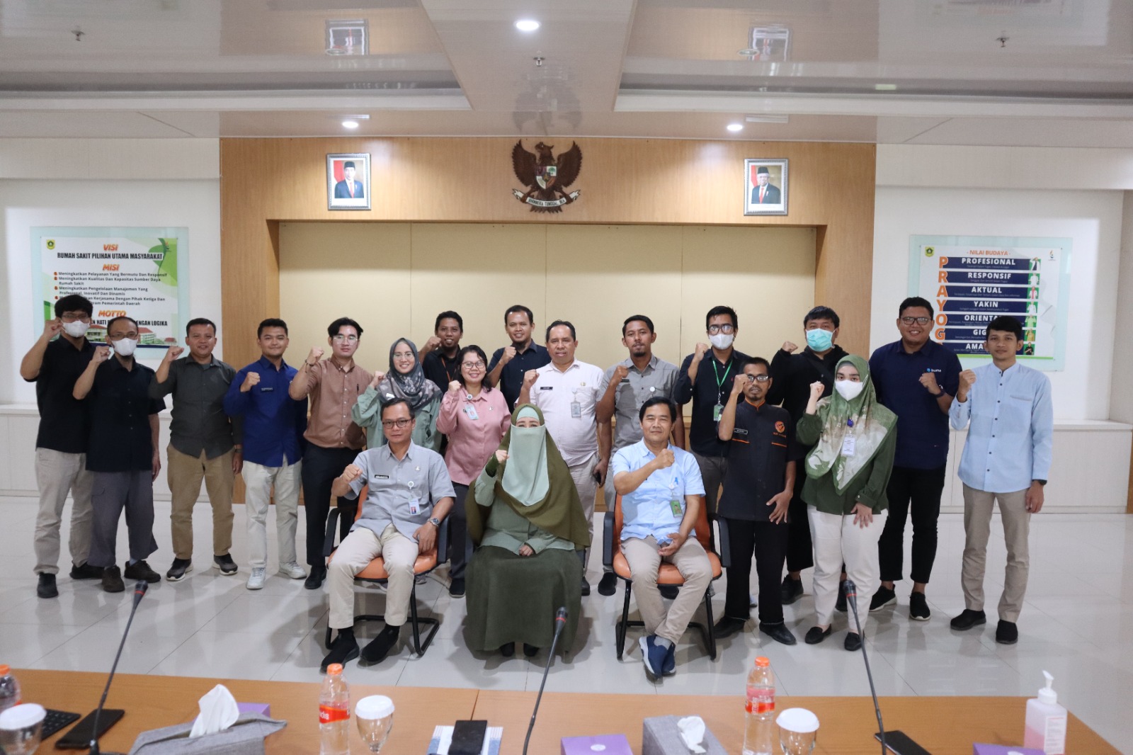 RSUD Cileungsi saat melakukan studi banding ke RSUD Leiwiliang Selasa (21/5/2024).