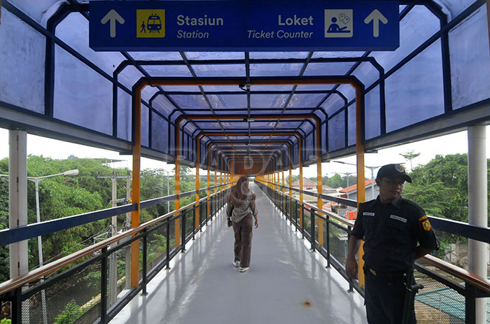 ILUSTRASI: Jembatan Penyeberangan Orang (JPO) atau Skybride Bojonggede, Cibinong, Kabupaten Bogor.