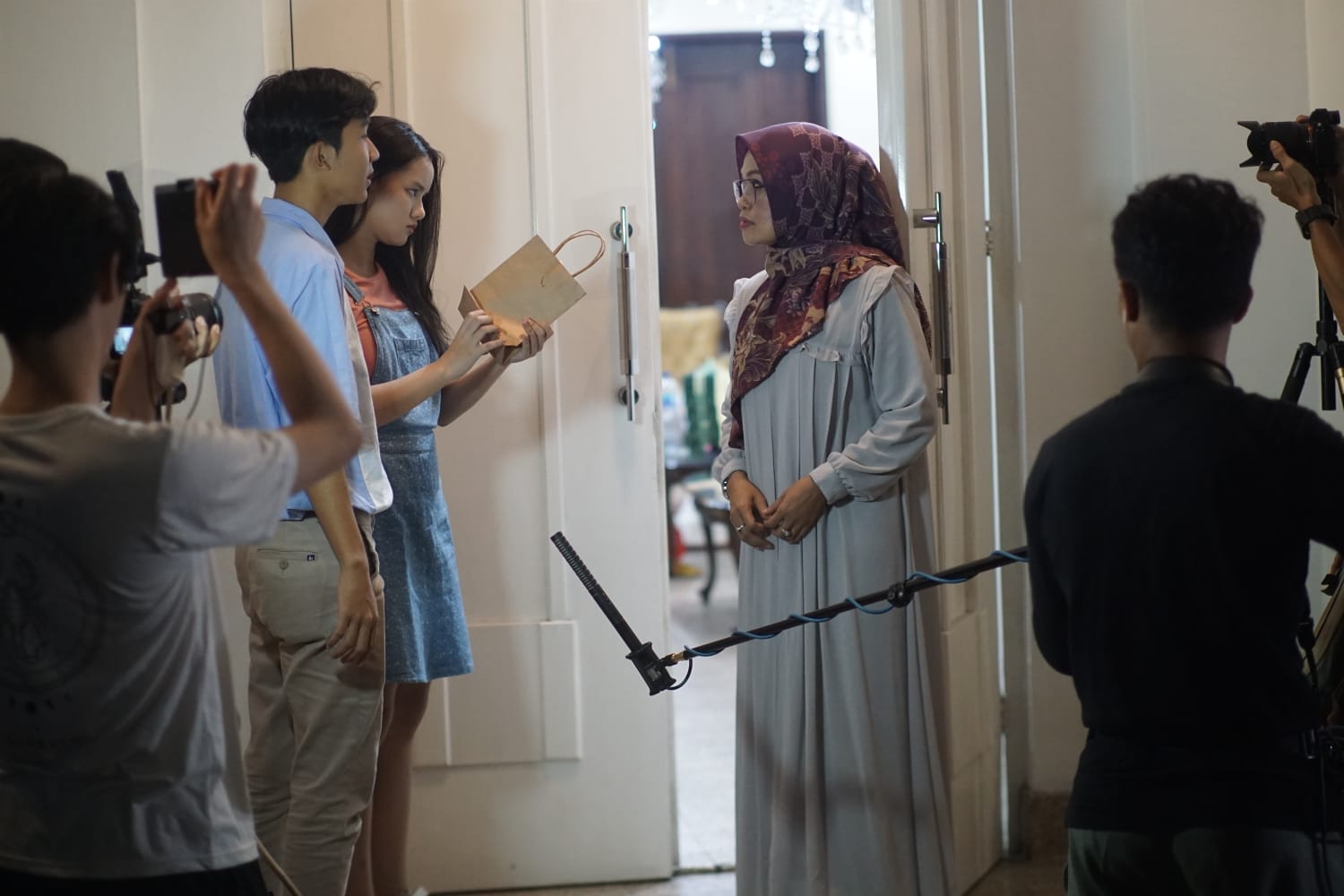 Suasana syuting film pendek