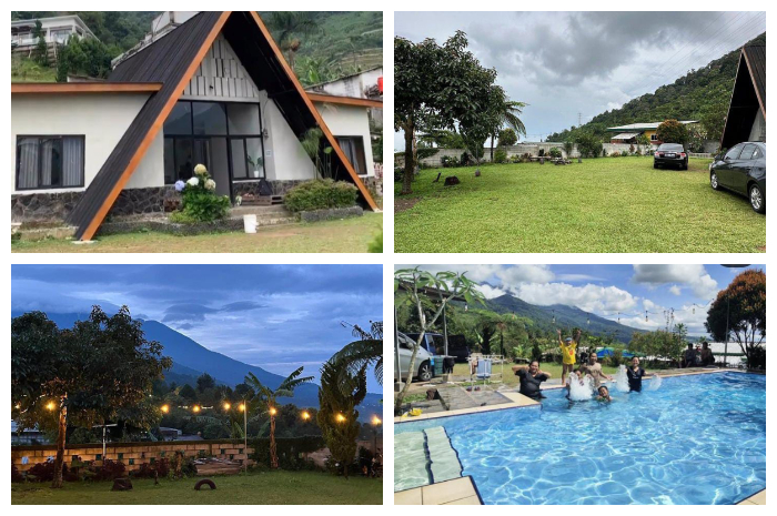 Villa Sumaratongga yan berlokasi di Desa Tugu Utara, Kecamaan Cisarua, Puncak, Kabupaten Bogor, cuma 600 meter dari Masjid Atta&rsquo;Awun.