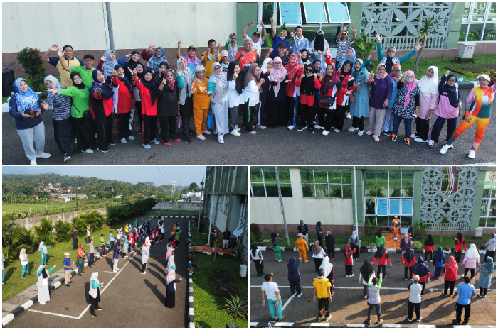 RSUD Leuwiliang memanfaatkan Hari Lanjut Usia (Lansia) ke-28 dan Hari Jadi Bogor (HJB) ke-542 dengan menggelar senam lansia.