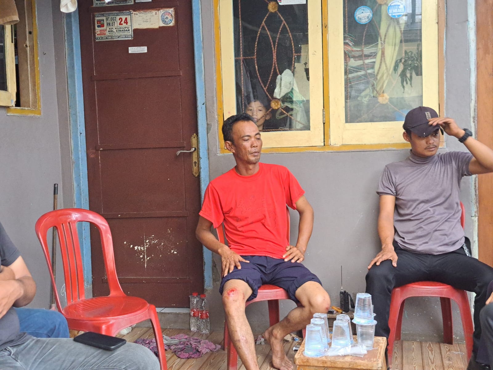 Satgas pelajar di Kota Bogor yang babak belur usai mencegah tawuran.