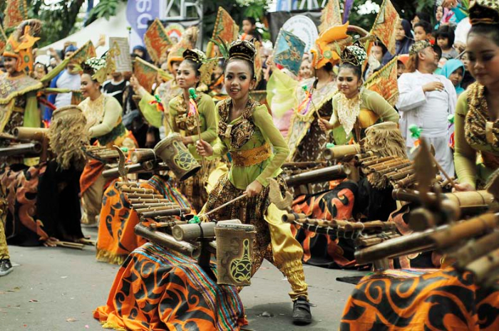 Helaran HJB tahun 2023 yang juga digelar di Jalan Sudirman.