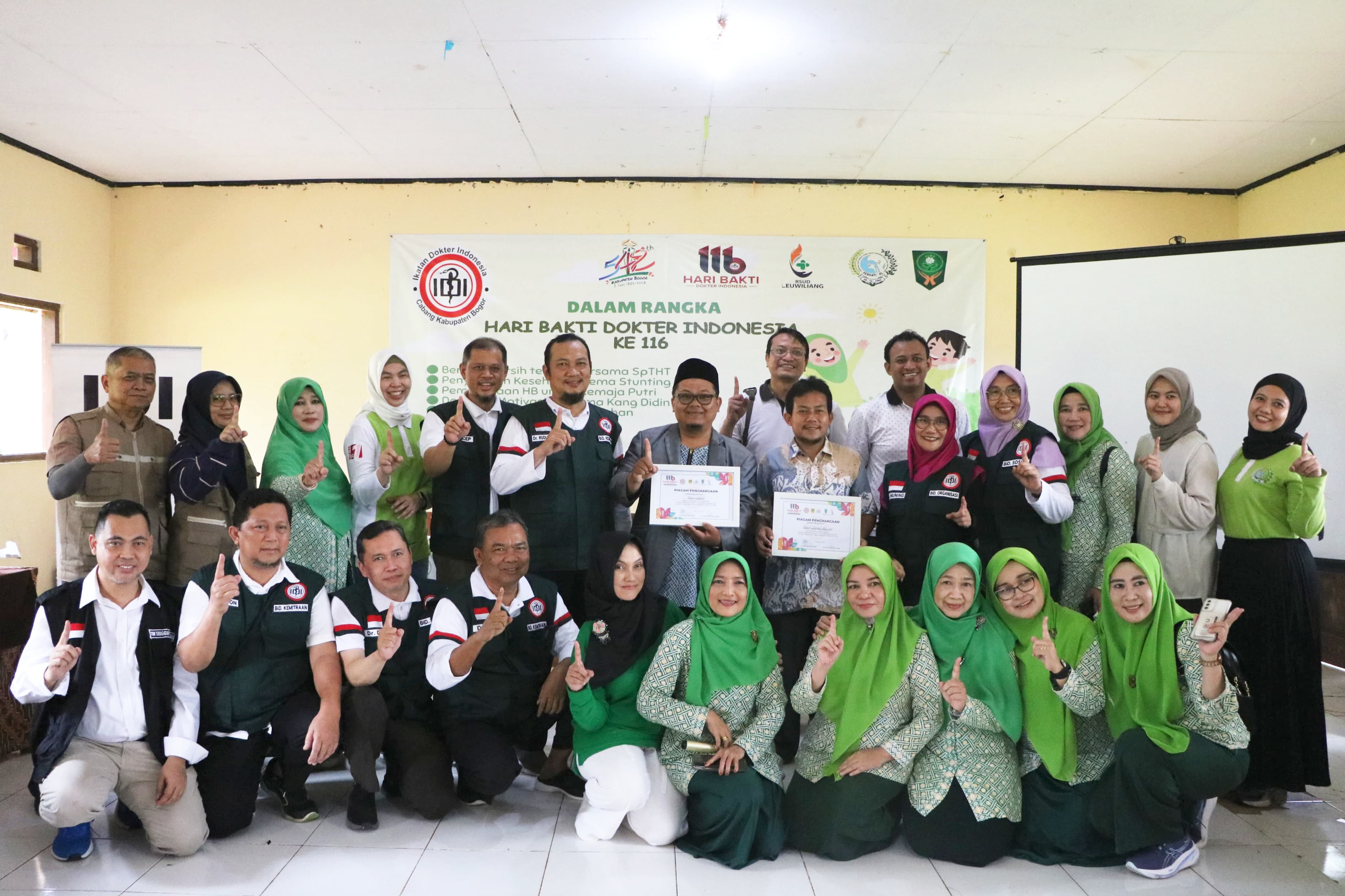 RSUD Leuwiliang melakukan penyuluhan kesehatan di wilayah Kecamatan Cigudeg, Kabupaten Bogor.