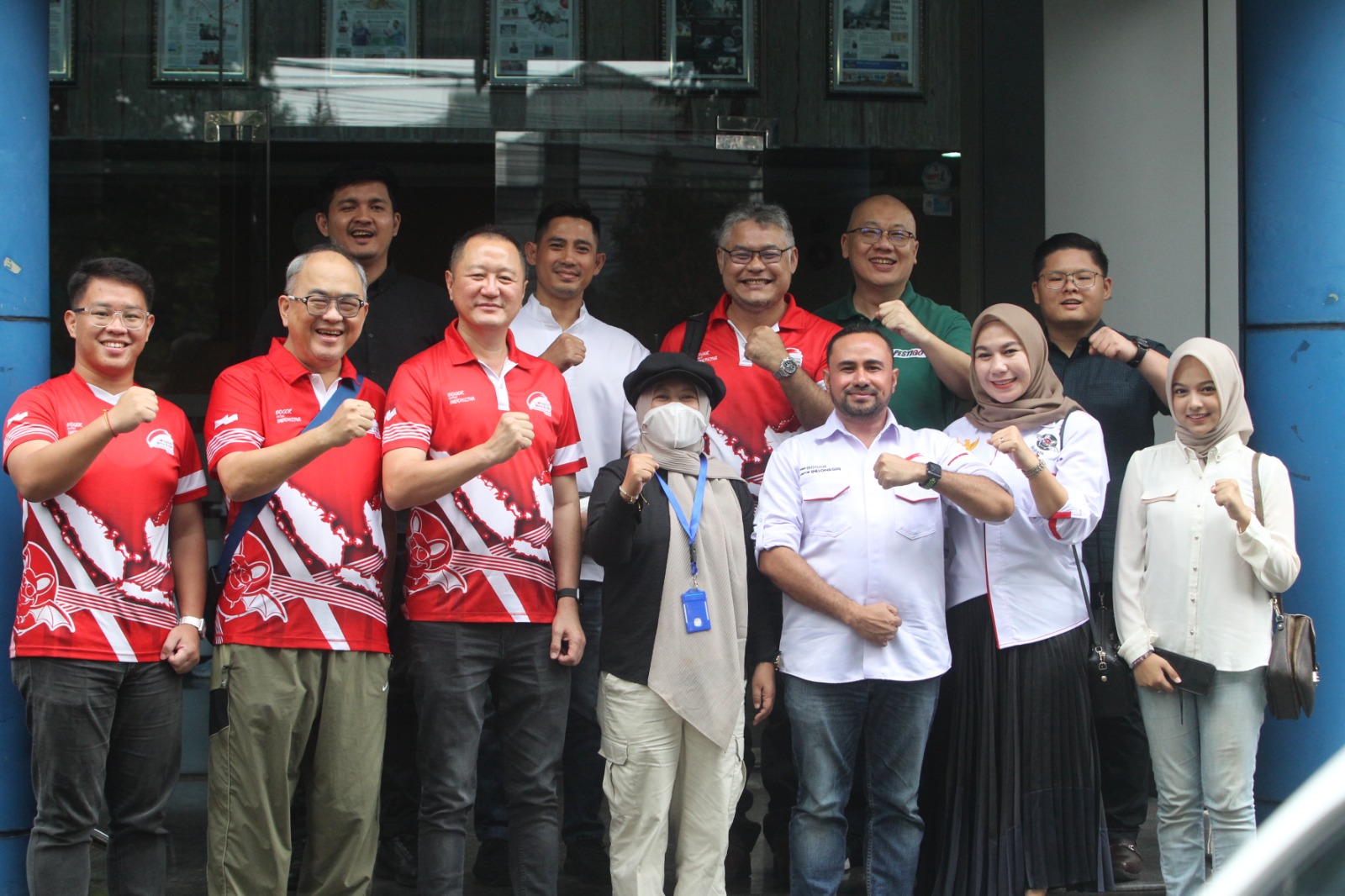 Panitia Festiva Merah Putih (FMP)) saat audiensi dengan Radar Bogor, Kamis (6/6/2024).