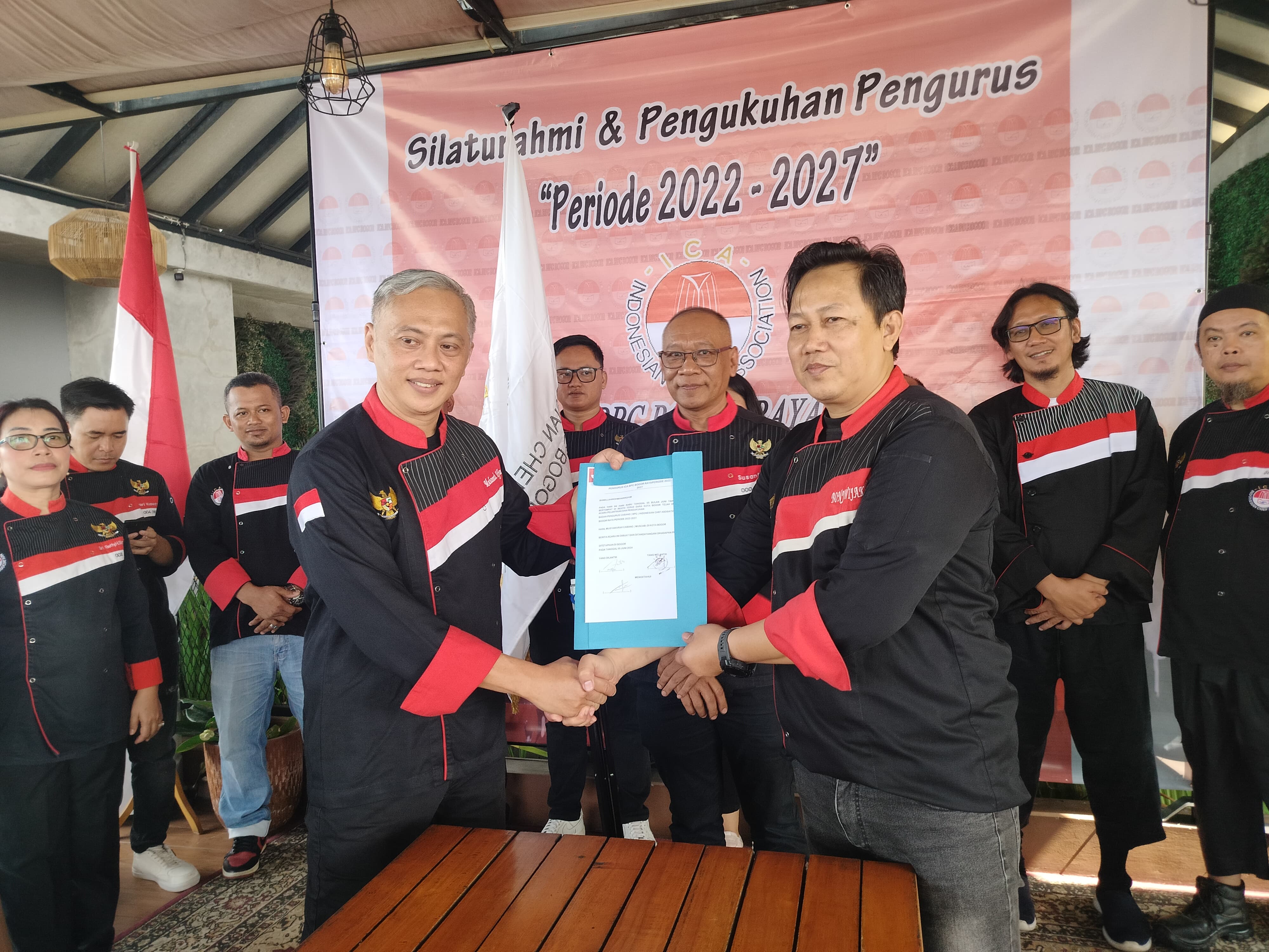 Pelantikan pengurus BPC ICA Bogor periode 2022-2027 oleh BPD Jabar akhir pekan lalu.