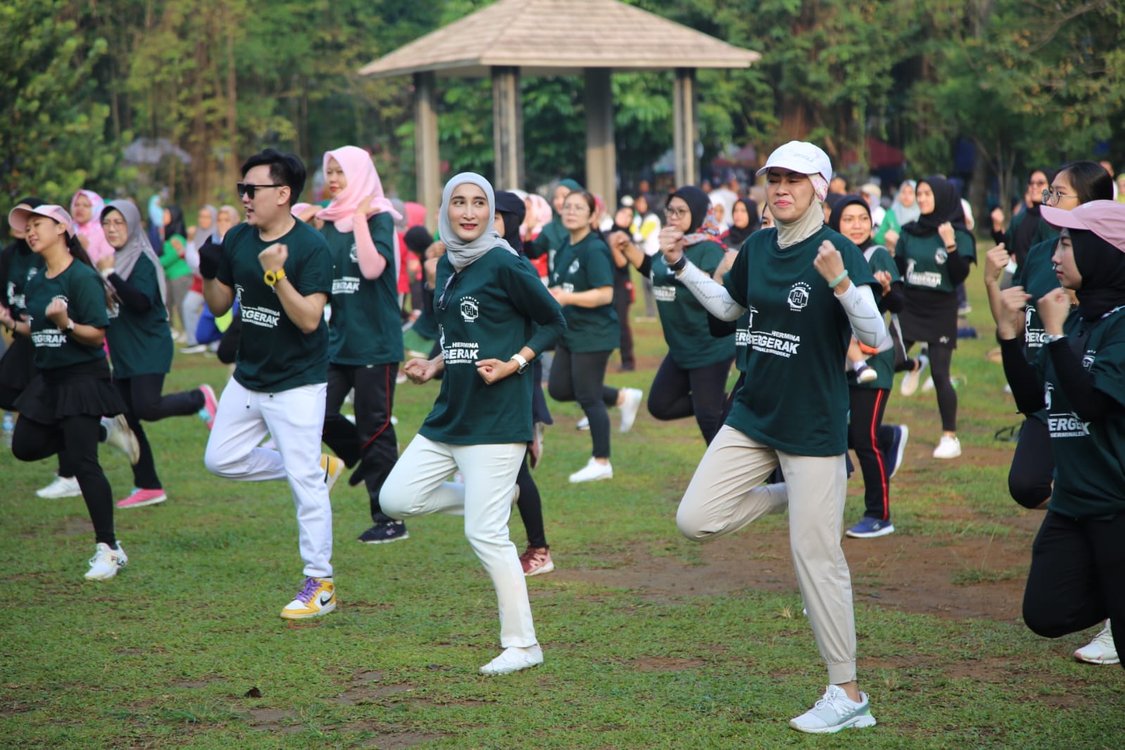 Kegiatan Hermina Bergerak yang diselenggarakan RS Hermina Bogor di Taman Heulang Bogor.