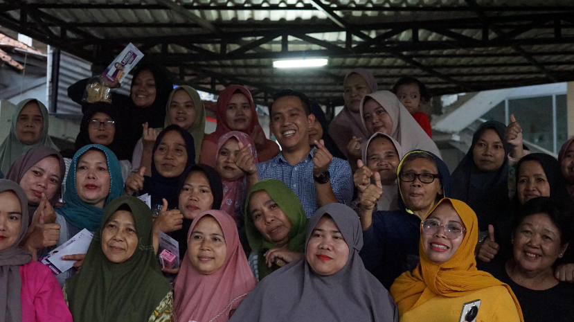Bakal Calon Walikota Bogor Sendi Ferdiansyah blusukan dari rumah ke rumah warga