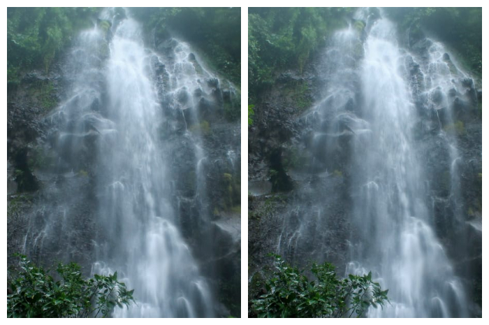 Curug Cigamea yang berada di Jalan Curug Cigamea, Desa Gunung Picung, Kecamatan Pamijahan, Kabupaten Bogor.