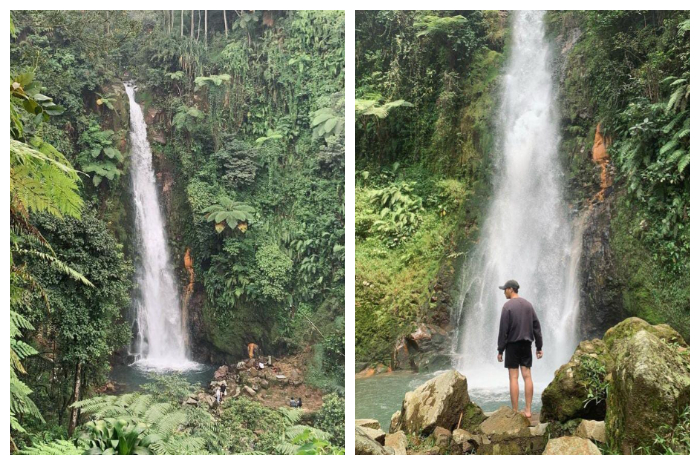 Curug Pasir Reungit yang berada di Jalan Raya Gunung Salak Endah, Desa Gunung Sari, Kecamatan Pamijahan, Kabupaten Bogor, Jawa Barat.