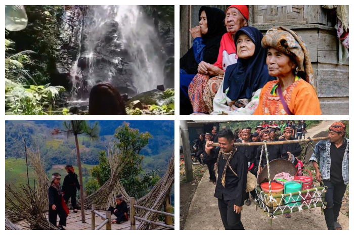 Kampung Adat Miduana yang terletak di Desa Balegede, Kecamatan Naringgul, Kabupaten Cianjur.