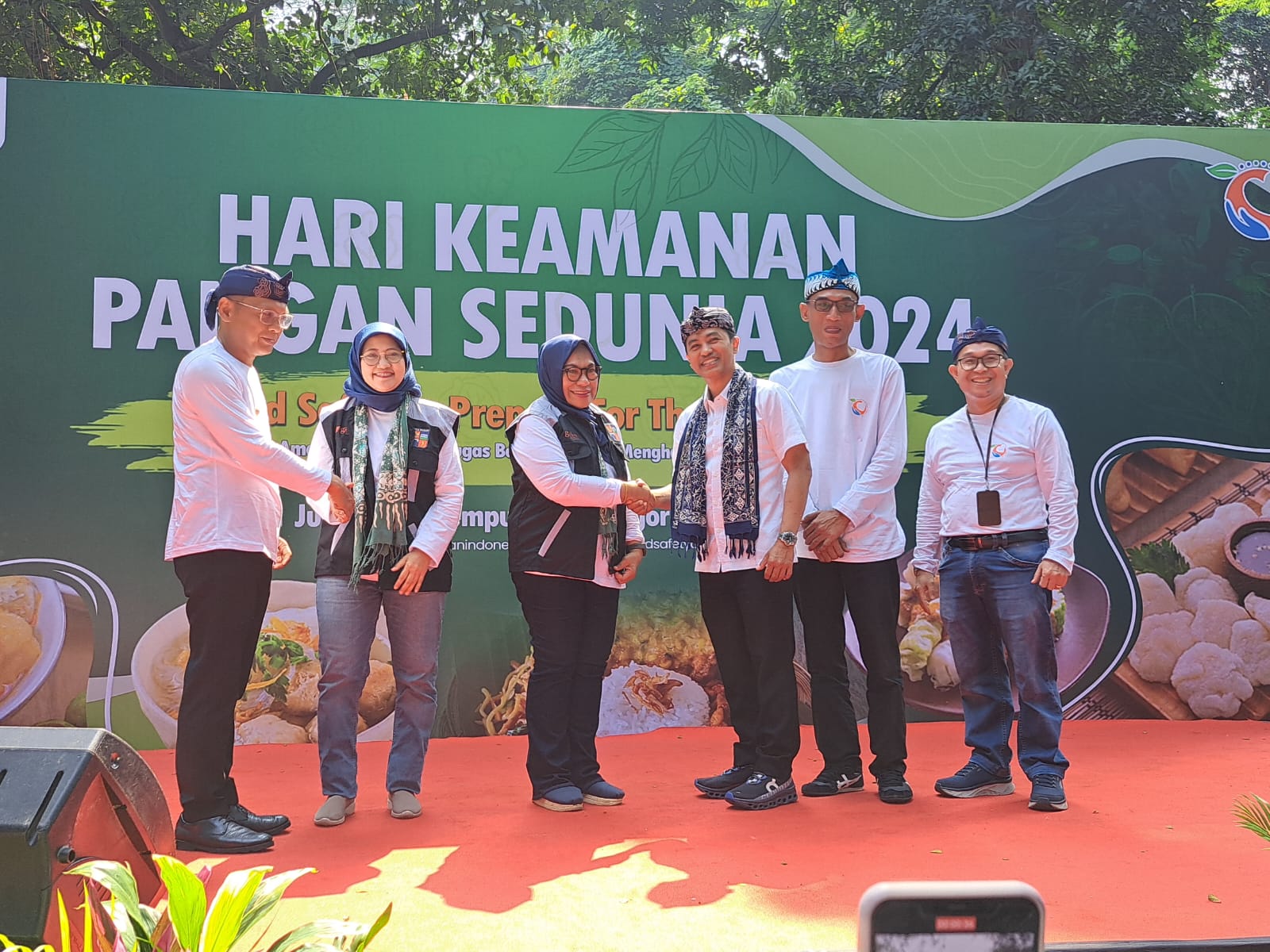 Kementerian Kesehatan (Kemenkes) bersama Pemerintah Kota Bogor menggelar peringatan Hari Keamanan Pangan Sedunia (HKPS) pada Selasa (11/6/2024).