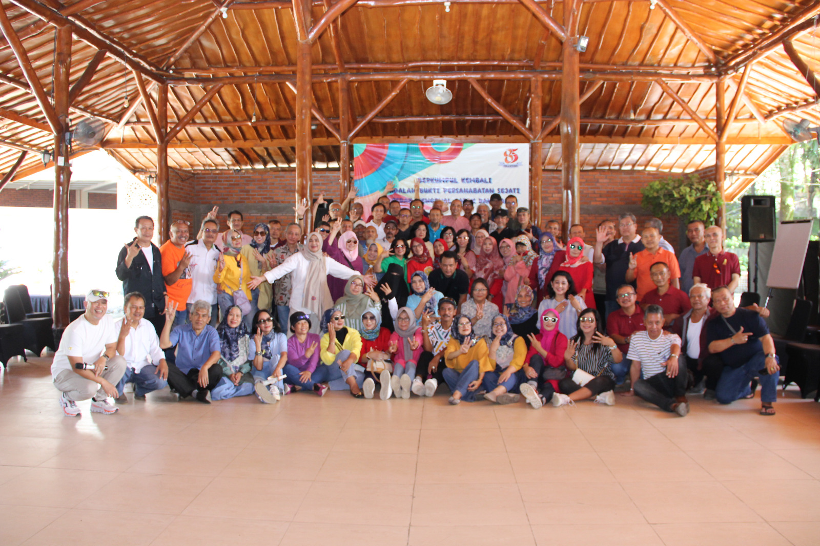 Halalbihalal alumni SMANTIBO 85 Bogor.