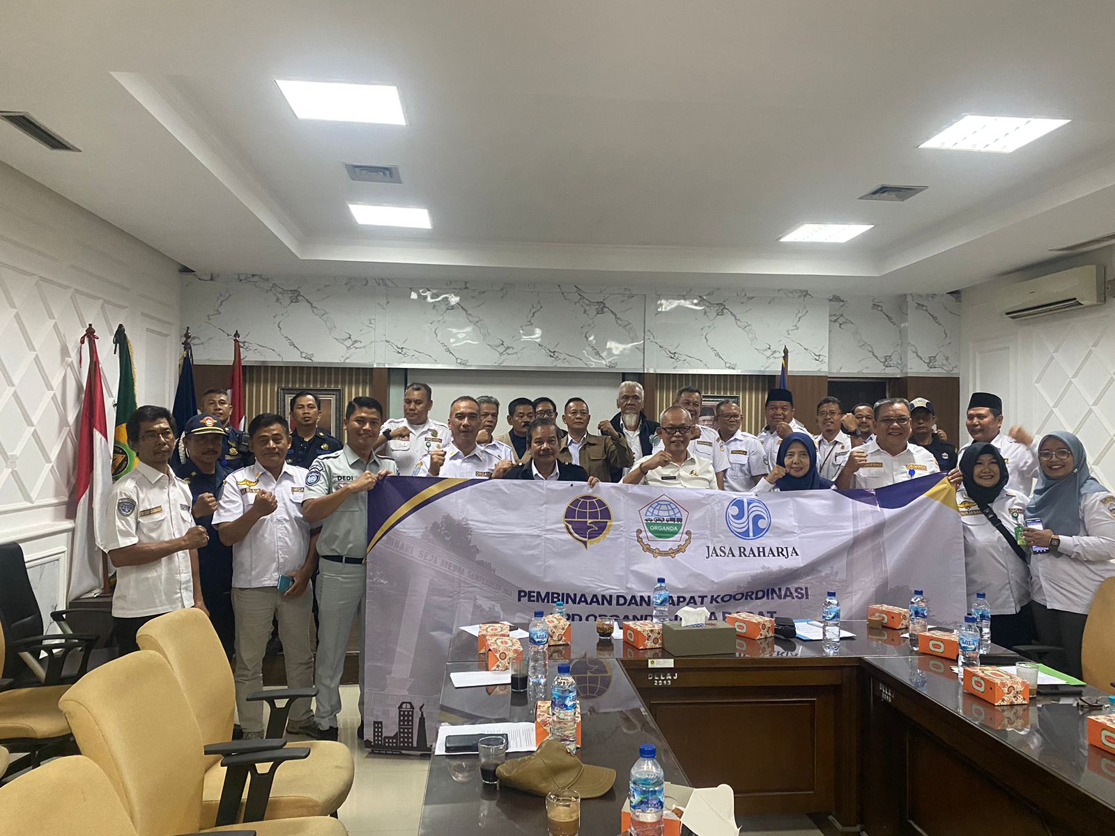 Organda kembali melakukan aksi protes ke Dishub Kabupaten Bogor, terkait keberadaan shelter ojol di sejumlah tempat, dan masalah lainnya.