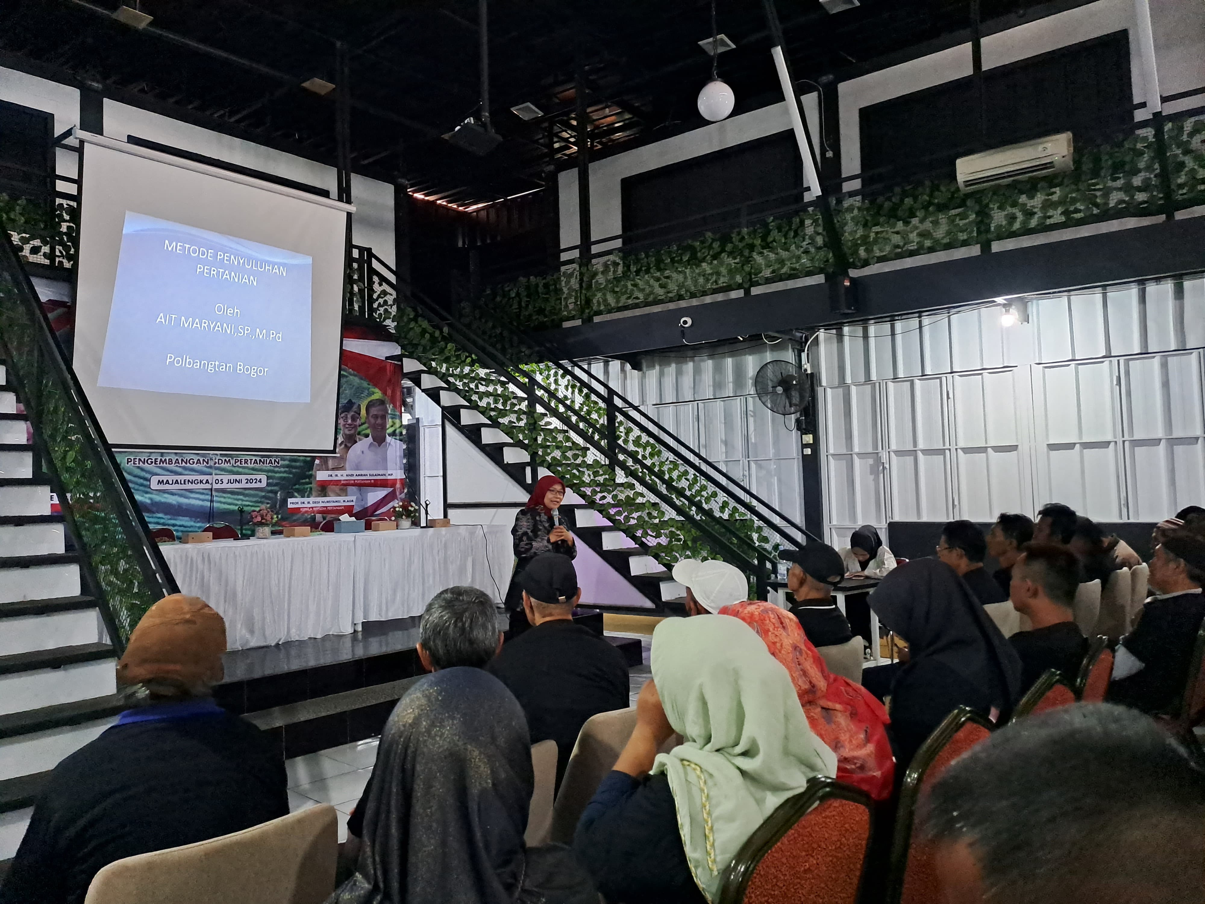 Polbangtan Bogor saat menggelar bimtek di Majalengka.