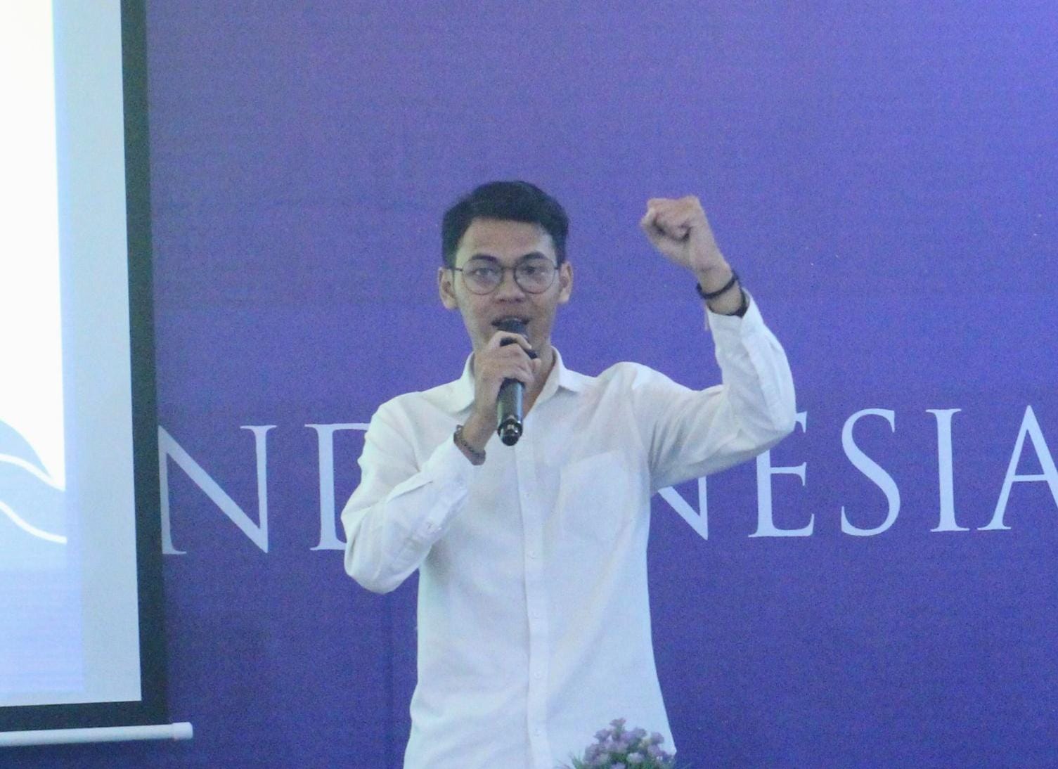 Presiden Mahasiswa Universitas Binaniaga Muhammad Azrin ikut angkat bicara mengenai kekisruhan PPDB di Kota Bogor.