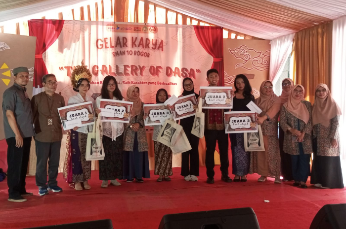 Kegiatan Gelar Karya di SMAN 10 Kota Bogor pada Jumat (21/6/2024).