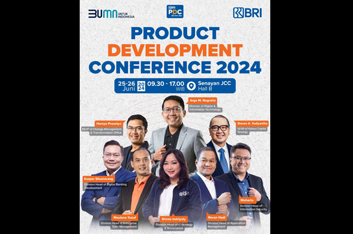 BRI menyatakan dukungan penuhnya untuk acara Tech in Asia Product Development Conference (PDC) 2024.
