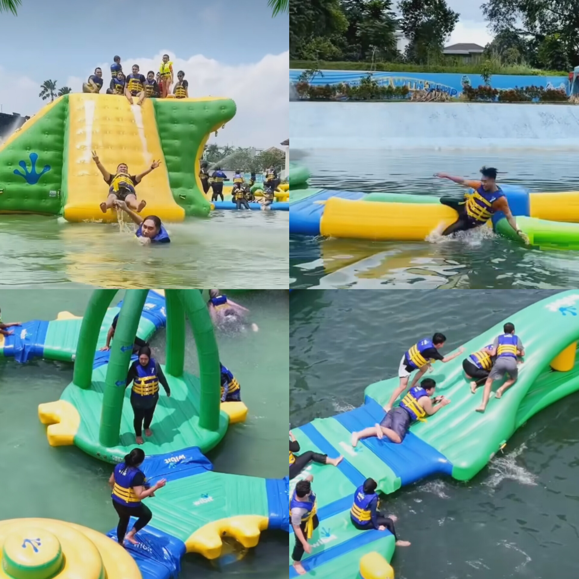 Wisata air di Kota Bogor bernama Bogor Aquagame.