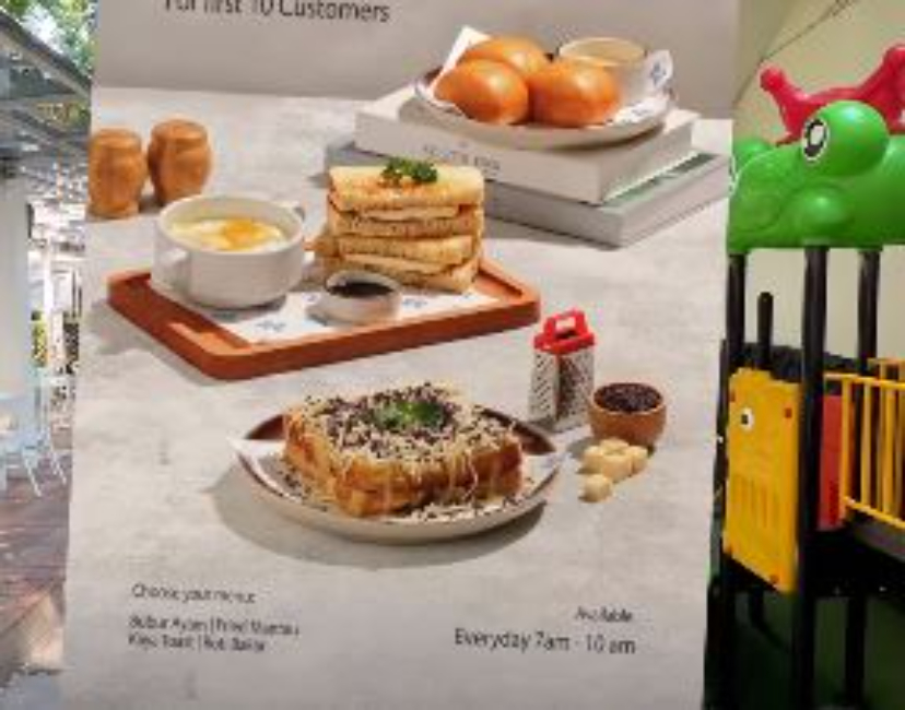 Menu sarapan gratis di Hopa Place Bogor