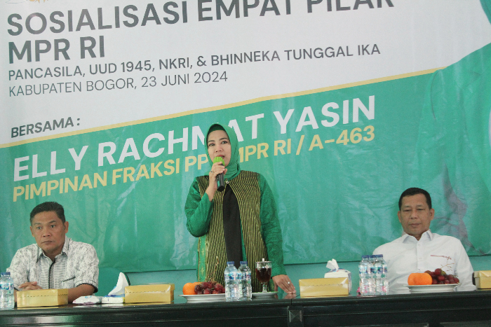 Rapat Pimpinan Cabang (Rapimcab) PPP menetapkan Elly Rachmat Yasin sebagai Calon Bupati Bogor 2024.