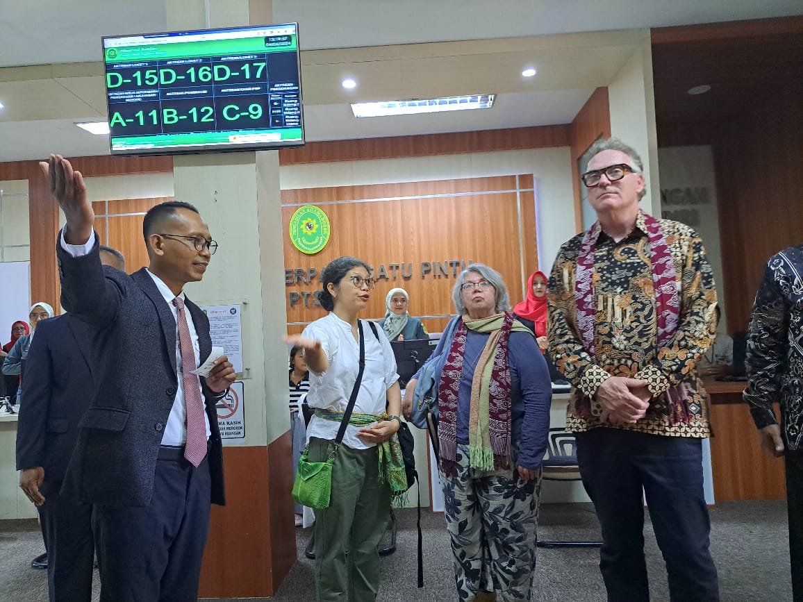 Federal Circuit and Family Courts of Australia (FCFCOA) berkunjung ke Pengadilan Agama (PA) Bogor, Rabu (26/6/2024).