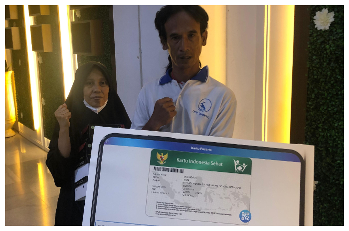 Warga Kelurahan Pabuaran, Kabupaten Bogor dapat layanan kesehatan gratis lewat program UHC.