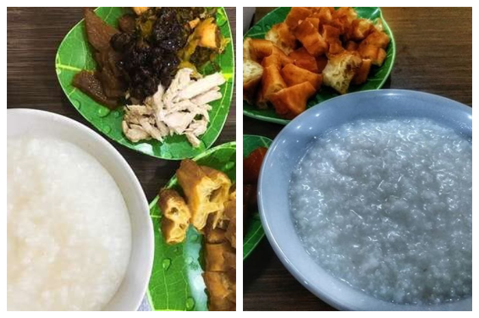 Kuliner Bubur Ayam Wong yang berada di area Foodcourt Surken 218, Jalan Suryakencana, Kota Bogor.