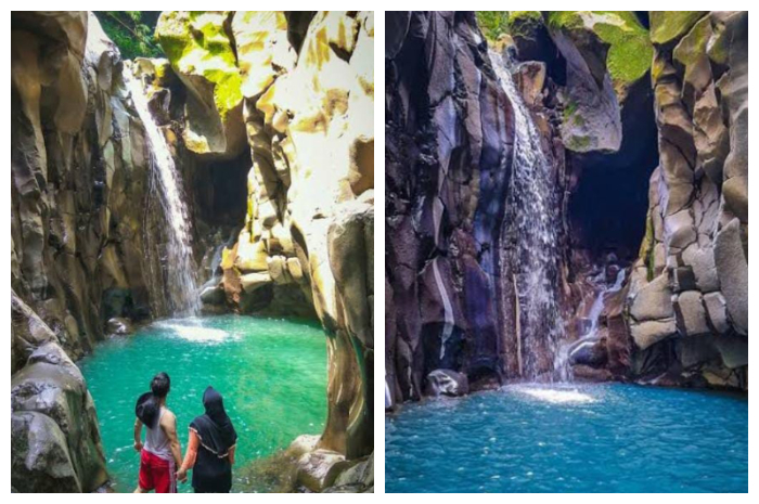 Curug Cikuwulung yang berlokasi di Kampung Suka Asih, Desa Cibitung Wetan, Kecamatan Pamijahan, Kabupaten Bogor.