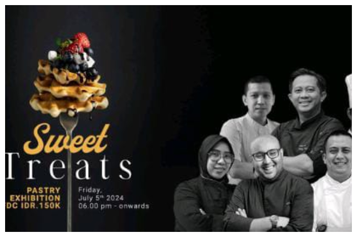 The Alana Hotel Sentul, Bogor, bakal menggelar Sweet Treats atau Pastry Exhibition Kolaborasi.