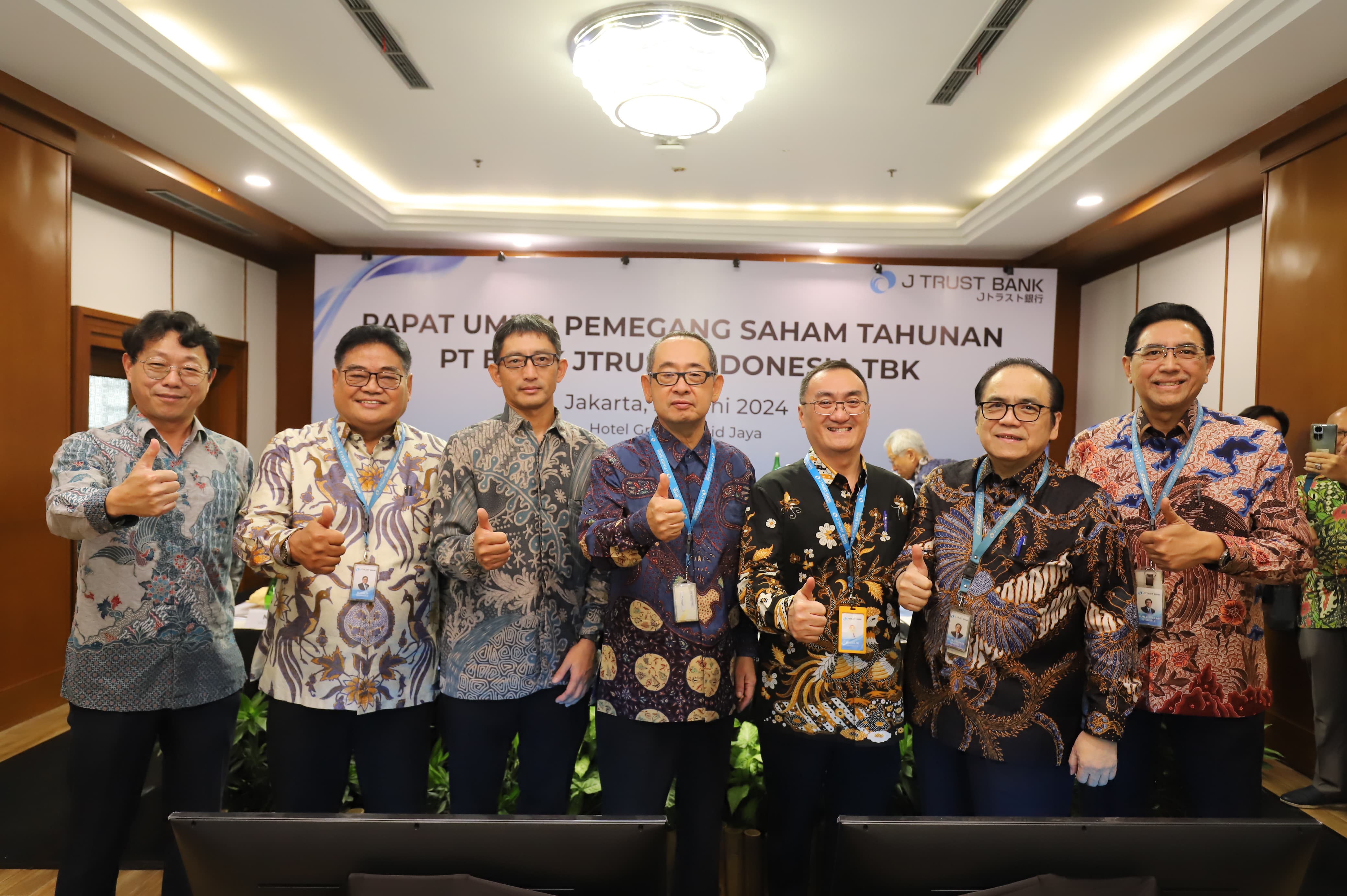 Rapat Umum Pemegang Saham TahunanPT Bank J Trust Indonesia Tbk
