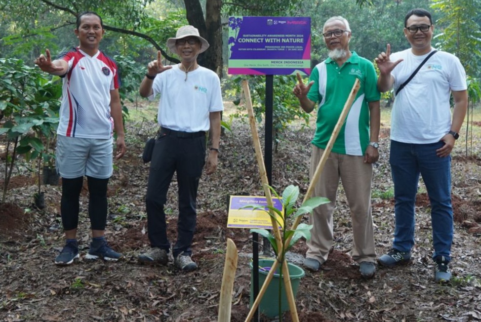 Penanaman pohon di Hutan Kota Cilangkap, Jakarta Timur. (IST)
