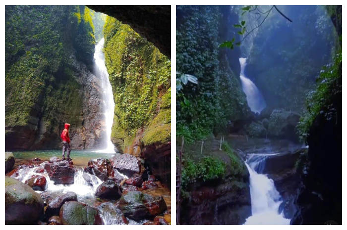 Curug Walet yang terletak di Desa Ciasihan, Kecamatan Pamijahan, Kabupaten Bogor, Jawa Barat.
