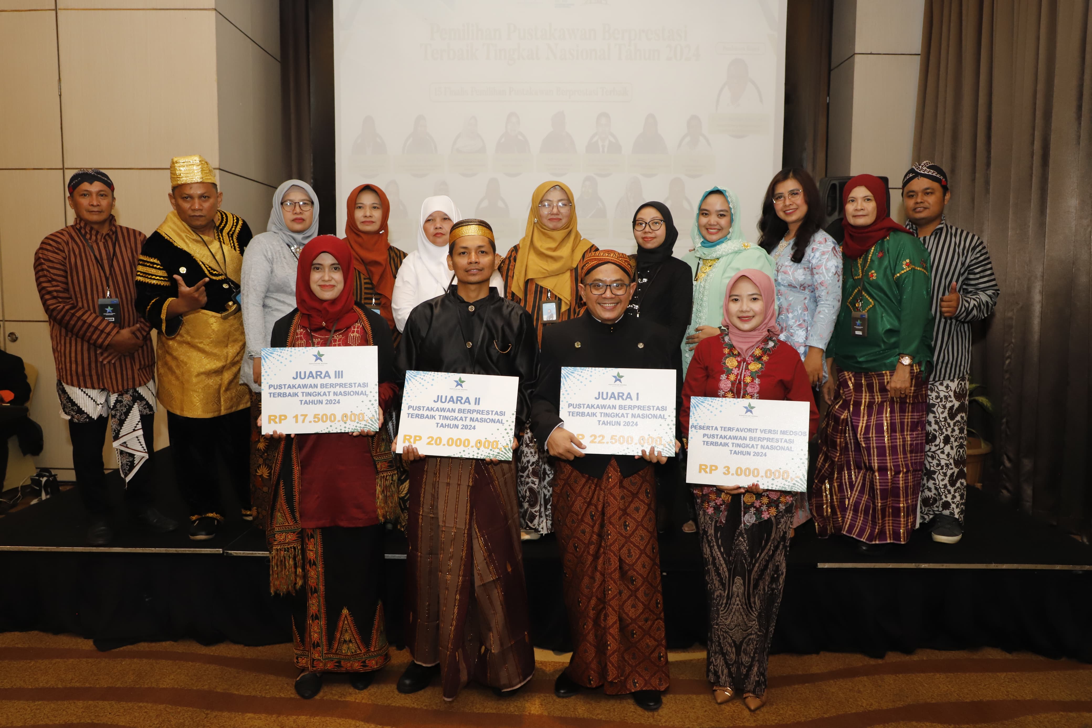 Parra pemenang Pustakawan Berprestasi 2024. (IST)