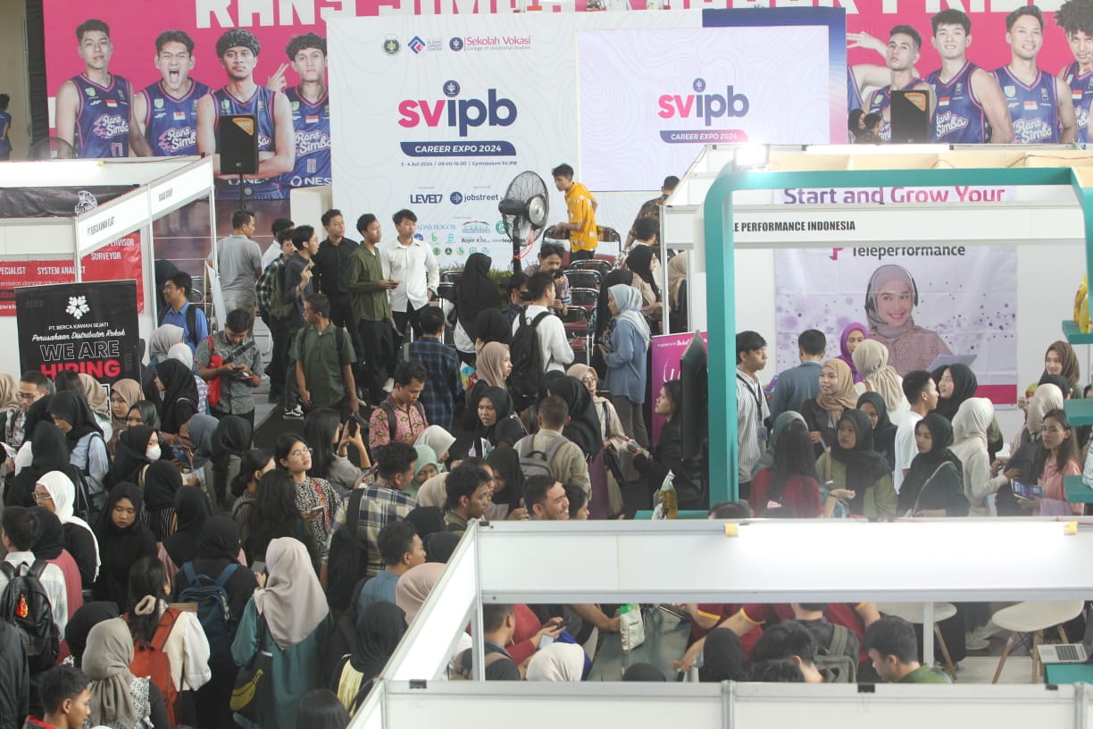 Tingkatkan Serapan Alumni ke Dunia Kerja, 15 Perusahaan Buka Loker di SV IPB Career Expo Bogor