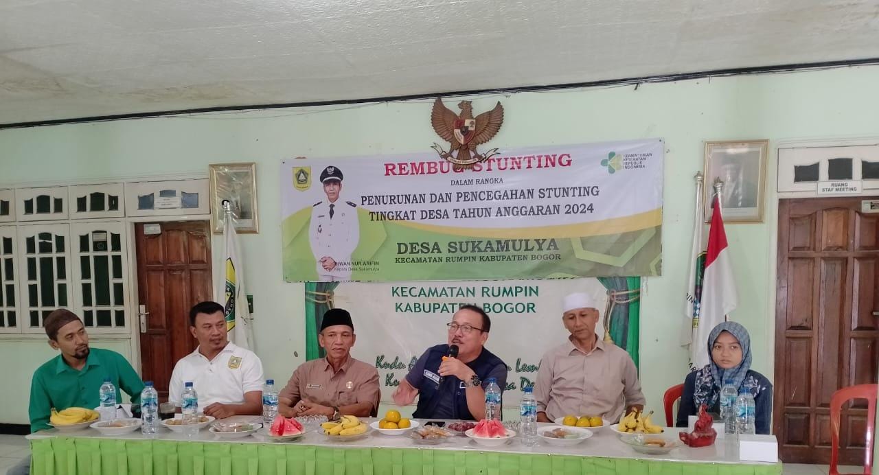 Rembug Stunting di Desa Sukamulya Kecamatan Rumpin Kabupaten Bogor.