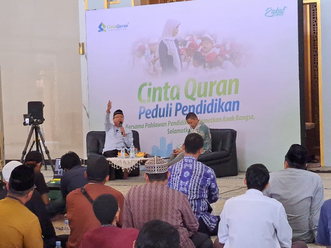 Cara Cinta Quran Peduli Pendidikan, Cegah Guru Honorer Terjerat Pinjaman Online