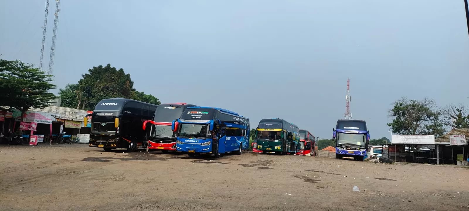 Kondisi terkini Terminal Parung, Kabupaten Bogor, yang harus mendapat penanganan dari Dirjen Perhubungan Darat.